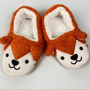 4T-5T slippers FOX fuzzy size large